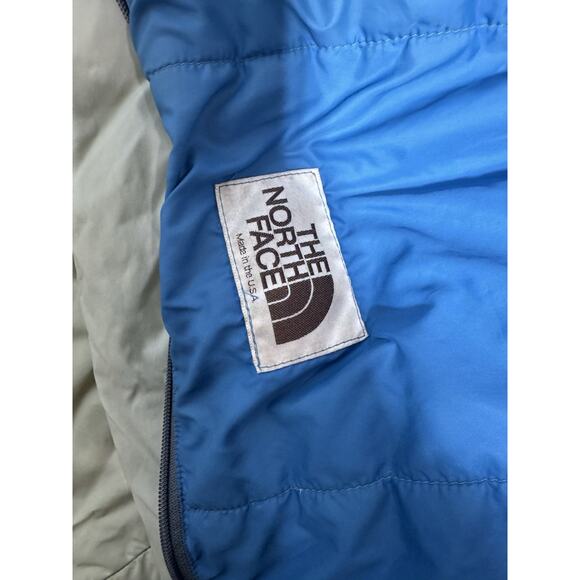 VTG The North Face Brown Label Made in USA Blue Mummy Sleeping Bag Goose Down - Picture 3 of 8
